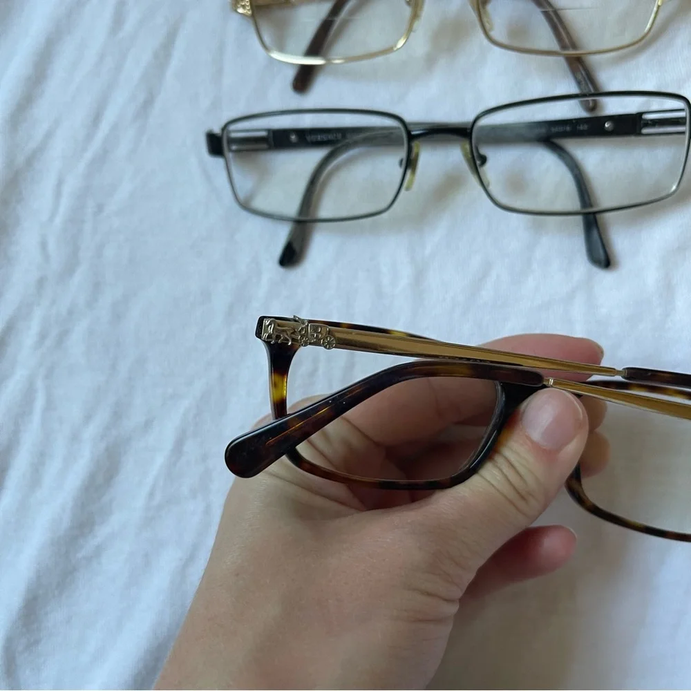 Bundle Lot Womens Eyeglasses Rx Frames Luxury Designer Prada Coach Versace WORN - Picture 5 of 8